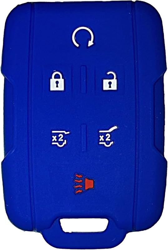 Funda llavero Suburban Denali 6 botones remoto Azul