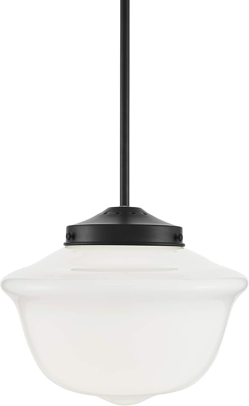 Lámpara colgante cristal estilo vintage negro mate