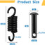 Kit colgar hamaca 500lb accesorios negros para sillas