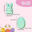 Moldes de silicona antiadherentes de Pascua para conejitos y huevos con martillos de madera