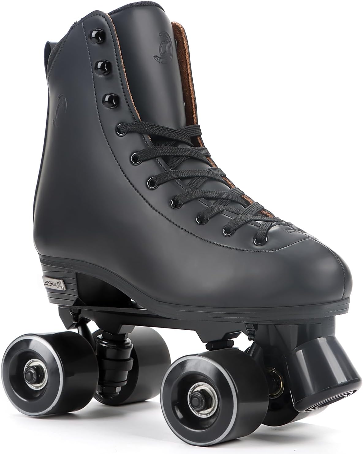 Patines de 4 ruedas cuero PU para principiantes