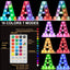 Letras LED multicolor con control remoto para decoración