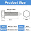 20 S Hexagonales M8 Acero Inox 304 Roscados