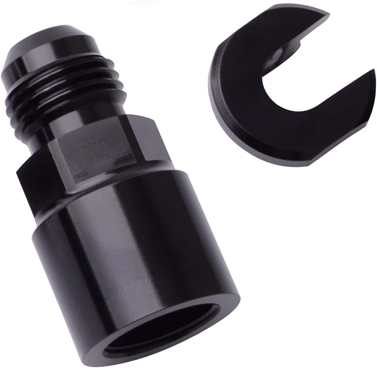 Adaptador aluminio 5/16 SAE negro