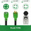 Cable generador NEMA L14-30P a L14-30R 30ft con caja entrada