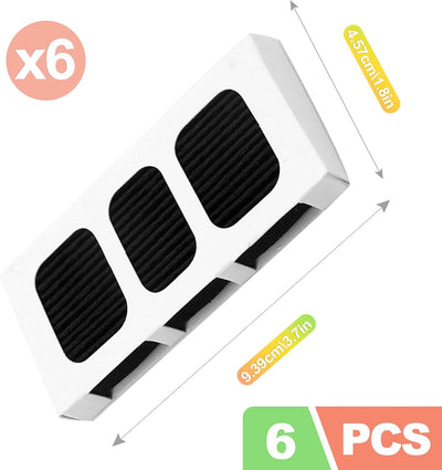 6 Pzas Filtro Aire Nevera Comp Pure Air Ultra 2 y Electrolux