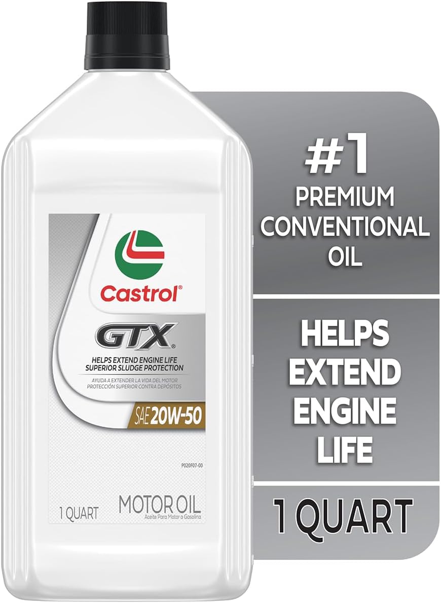Aceite motor GTX 20W-50 1qt pack 6