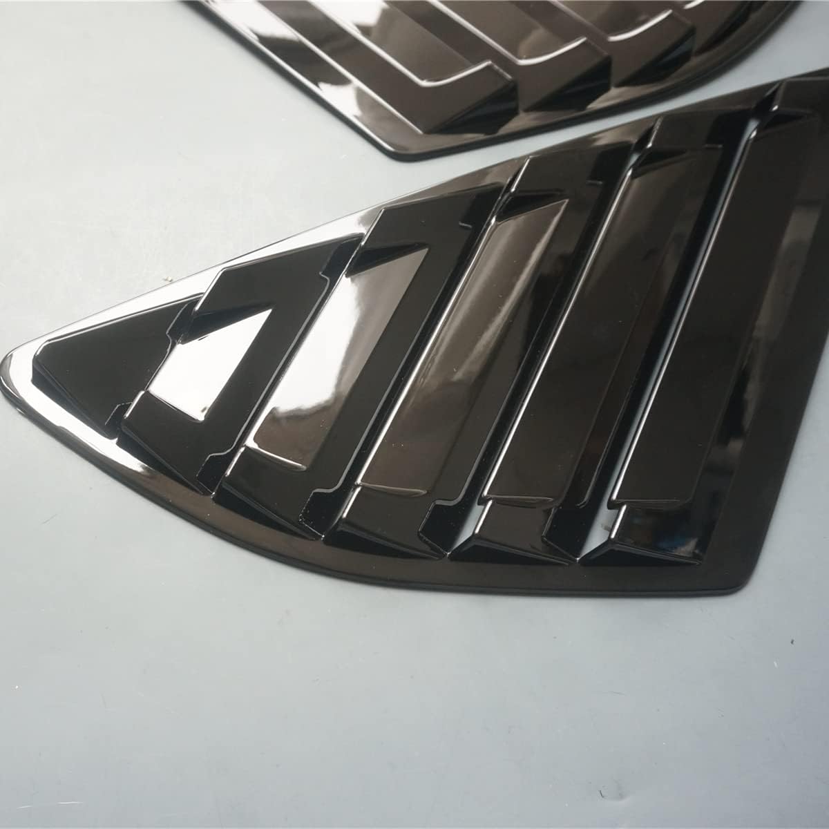 2 Rejillas Ventana Ford Fusion Mondeo 13-21 Negro Brillante
