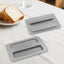 2 Pzas Cubiertas Tostadora Silicona 2 Rebanadas Gris