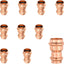 10 Pzas Prensa cobre reducir accesorios LBP