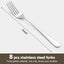 Juego de 8 tenedores de acero inoxidable grado alimenticio para hogar y cocina