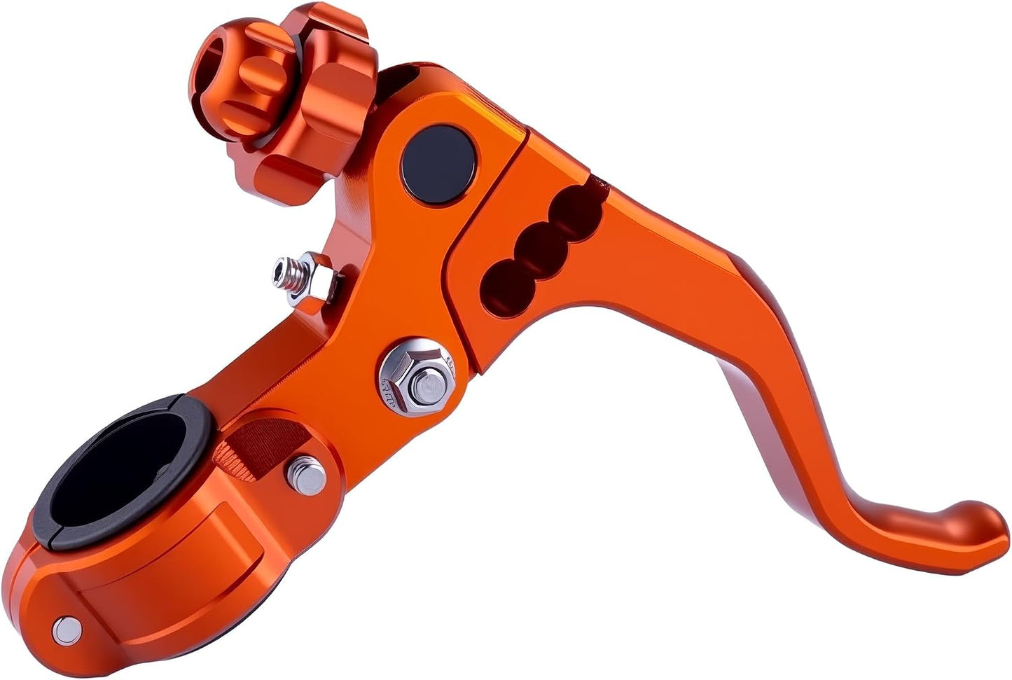 Palanca embrague cnc aluminio universal motocicleta naranja