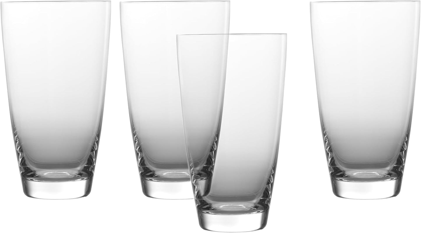 Vaso cristal Higball transparente set 4 23oz