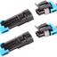 Conector eléctrico impermeable 2 terminales AWG set 2