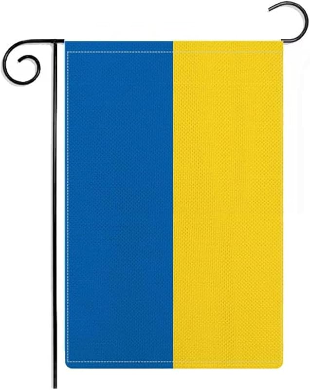 Banderas Ucrania doble cara 12x18pulg decorativas patio