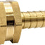 Adaptador manguera jardín latón 1/2x3/4 pulg soporte alta presión