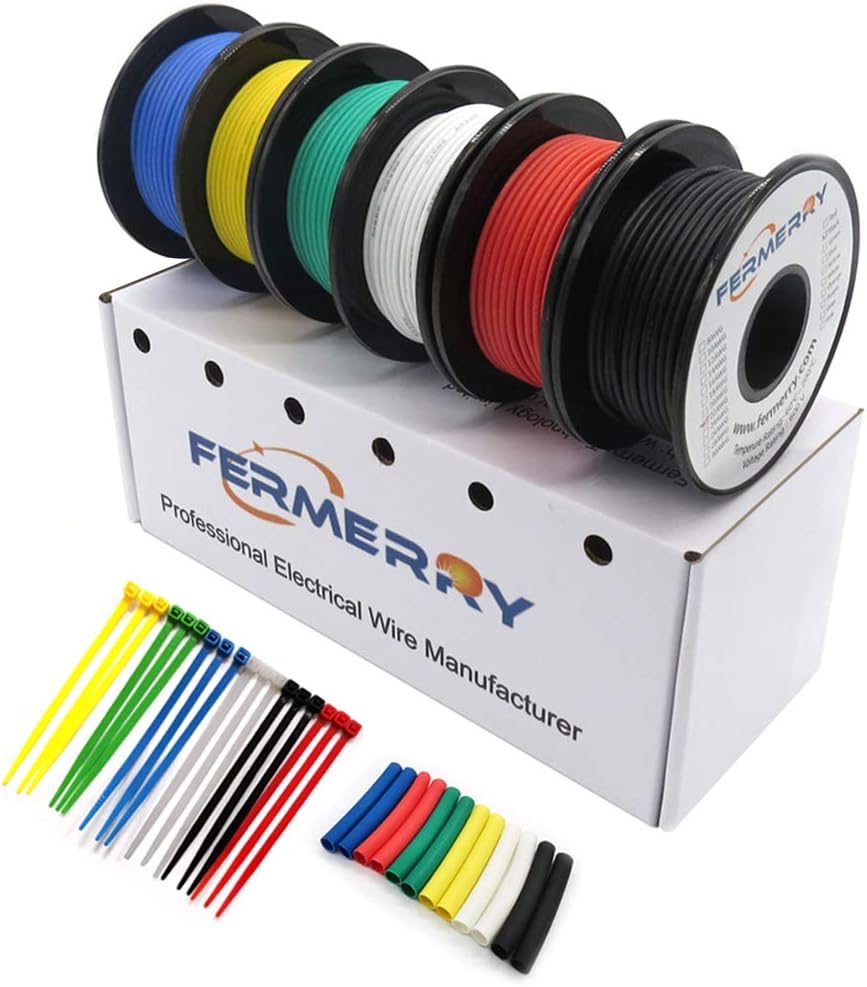 Kit alambre silicona 1.5m 6 colores flexible