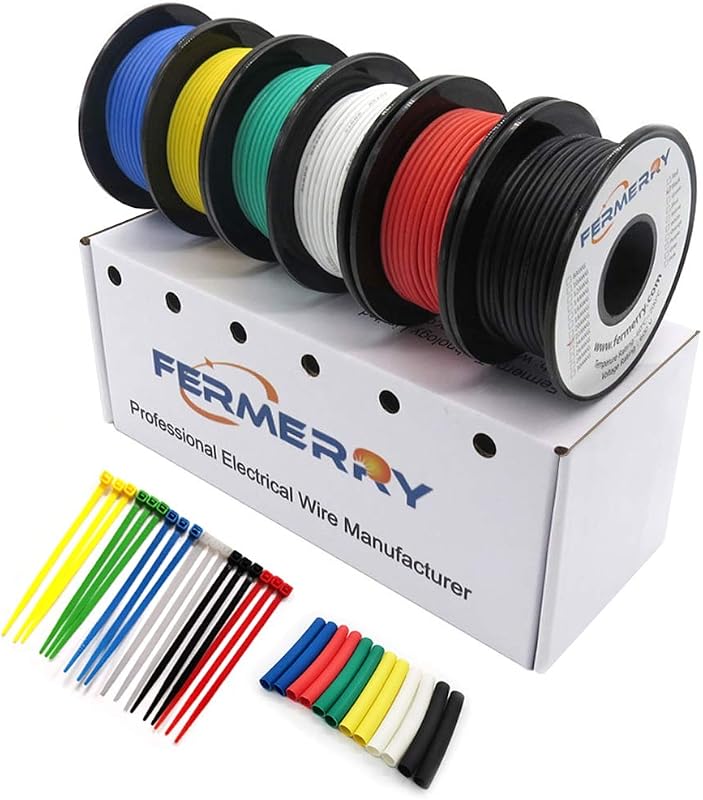 Kit alambre silicona 28 AWG 3m 6 colores flexible