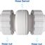 Kit manguera piscina 360-380 pzas ABS blanco