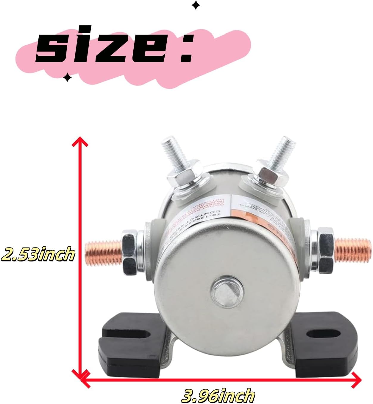 Relé solenoide serie 70 para carrito golf 36V 27855G01