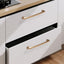6 Manijas Gabinete Cobre Champán 7.5" Hardware Dorado