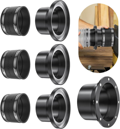 Kit accesorios magnéticos recolección polvo 4pulg 3 puertos
