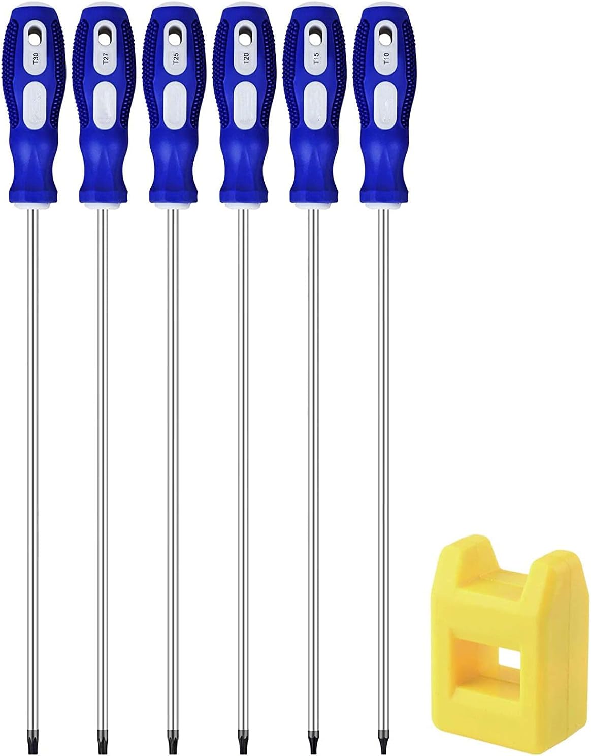 Set 6 Pzas Destornilladores Torx Magnéticos T10-T30 12pulg
