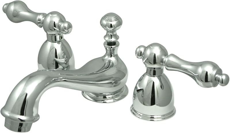 Grifo lavabo mini con manija palanca metal cromo