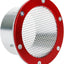 Rejilla malla parachoques 3" auto carreras rojo