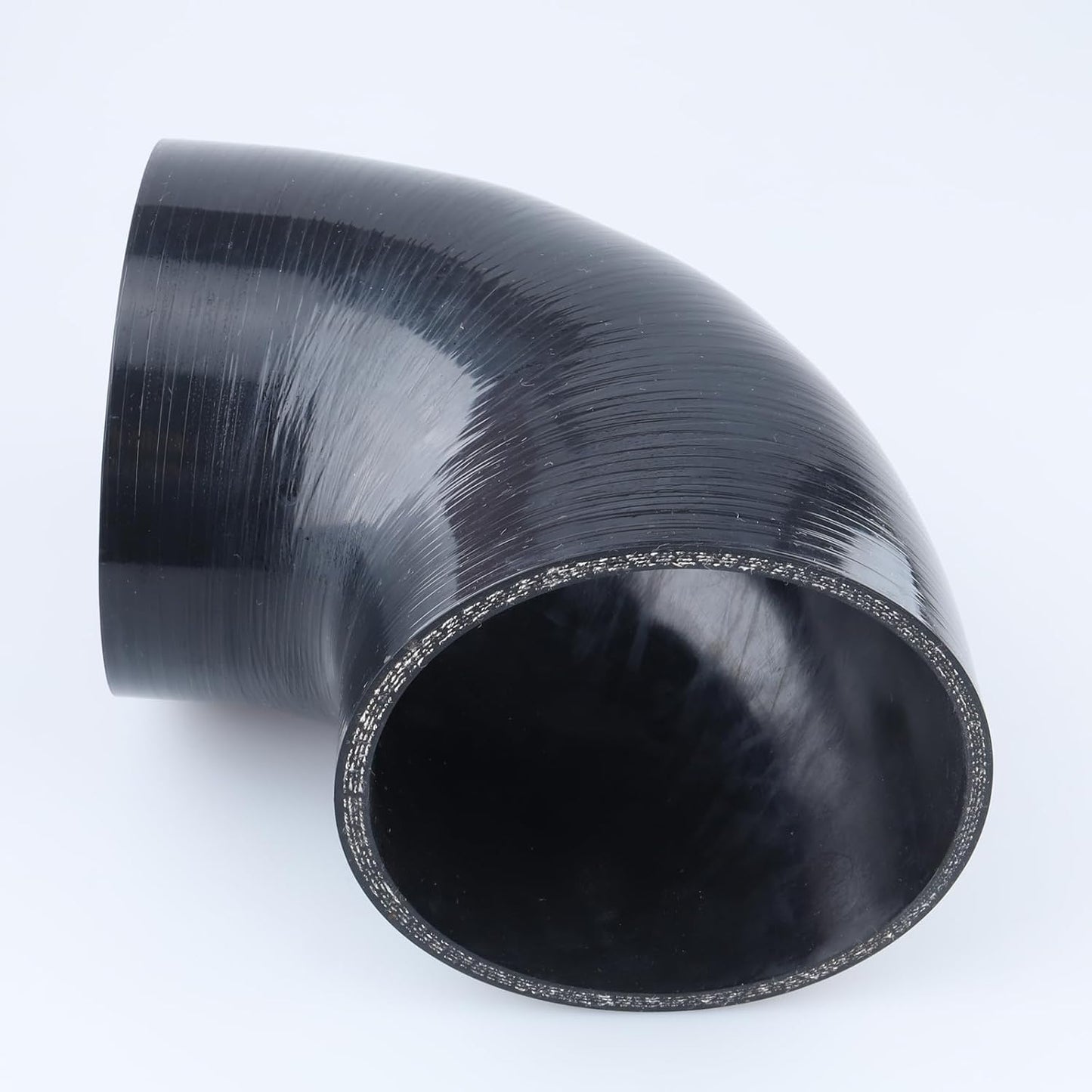 Acoplador codo 90 grados manguera silicona 4.72"
