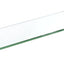 Estante cristal acero cepillado 4.75x12pulg