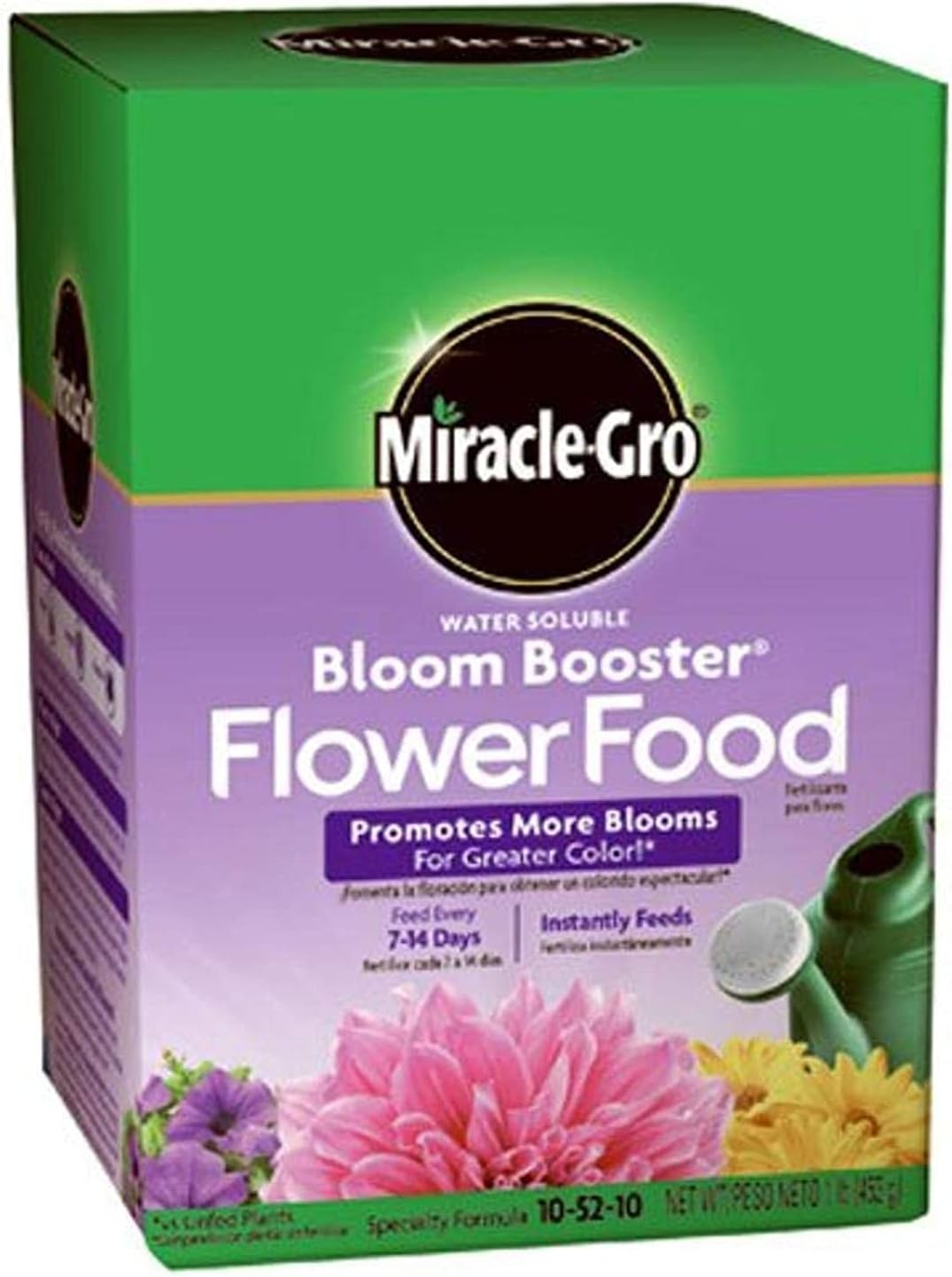Alimento para flores 10-52-10 soluble en agua 1lb