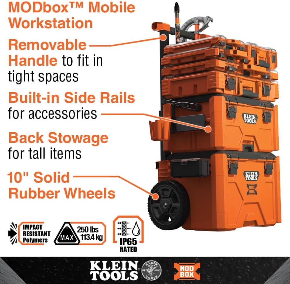 Caja herramientas modbox 20 compartimentos 8 contenedores