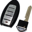 Llavero remoto 5 botones para Nissan Maxima 16-18 Altima