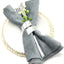 Set 6 servilleteros metal plateado para fiestas
