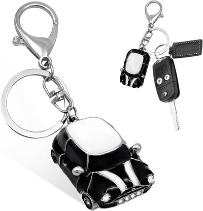 Llavero Coche Mini Cooper con Anillo Negro