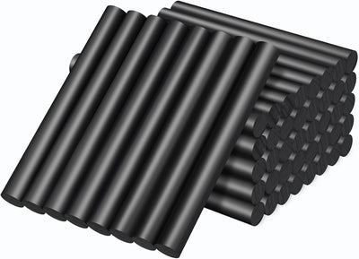 Varillas pegamento caliente negras 0.43x4pulg 48uds EVA