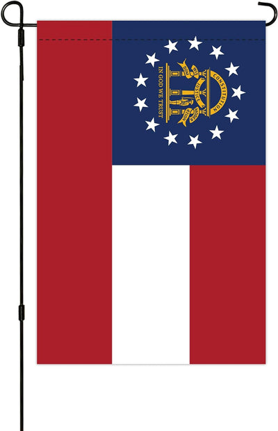 Bandera jardín 12x18pulg doble cara resistente colores vivos