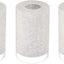 3 Pzas Pantalla Vidrio Esmerilado Lino Blanco 1.65"
