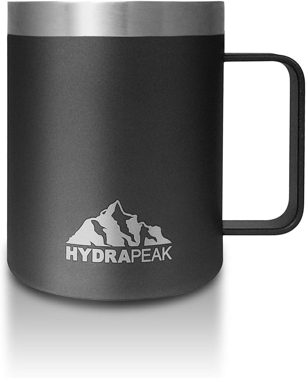 Taza viaje acero inox doble aislamiento asa integrada 354ml Negro