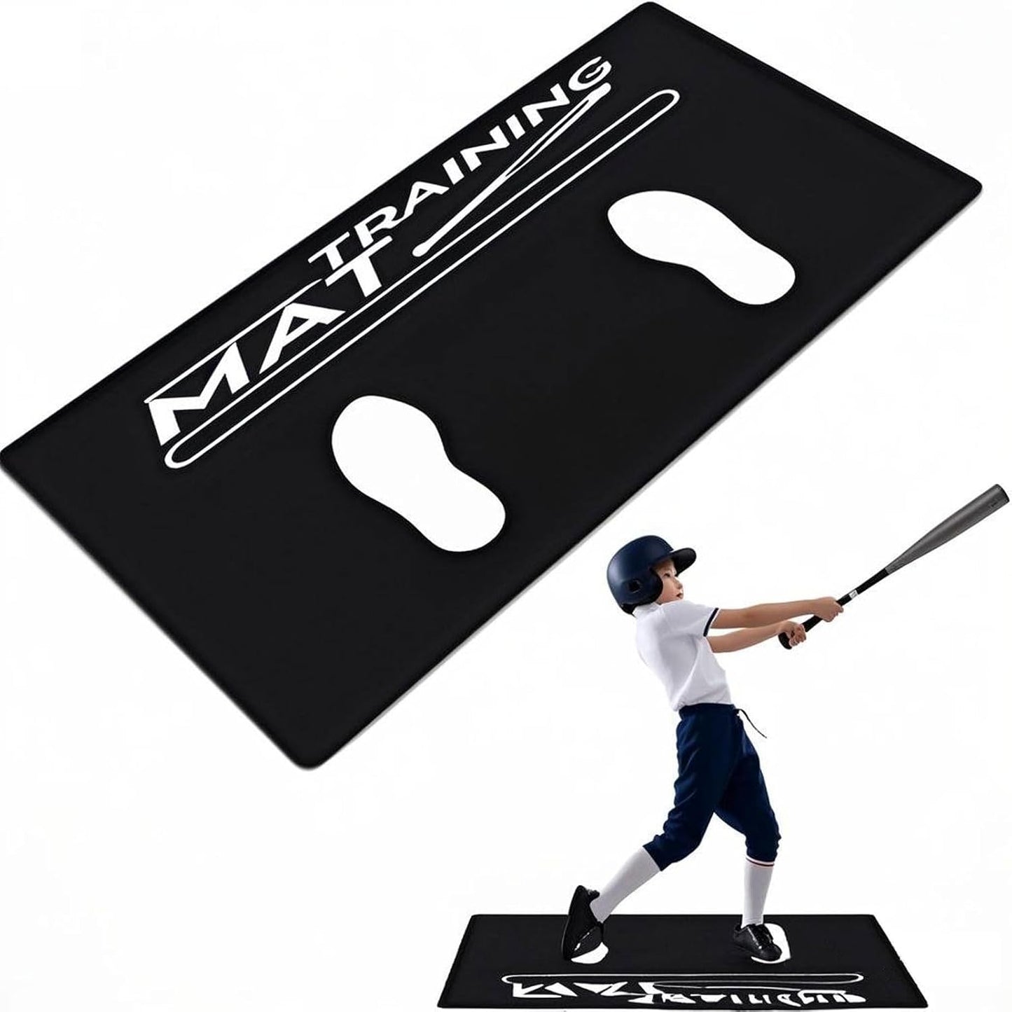 Alfombrilla bateo béisbol antiderrap entrenamiento