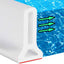 Barrera agua plegable 8ft para ducha blanco