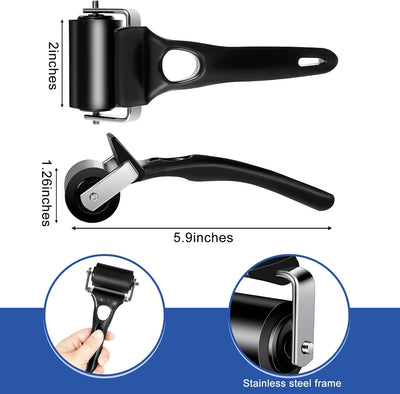 2 Rodillos Goma Dura 2pulg para Impresión y Pegado