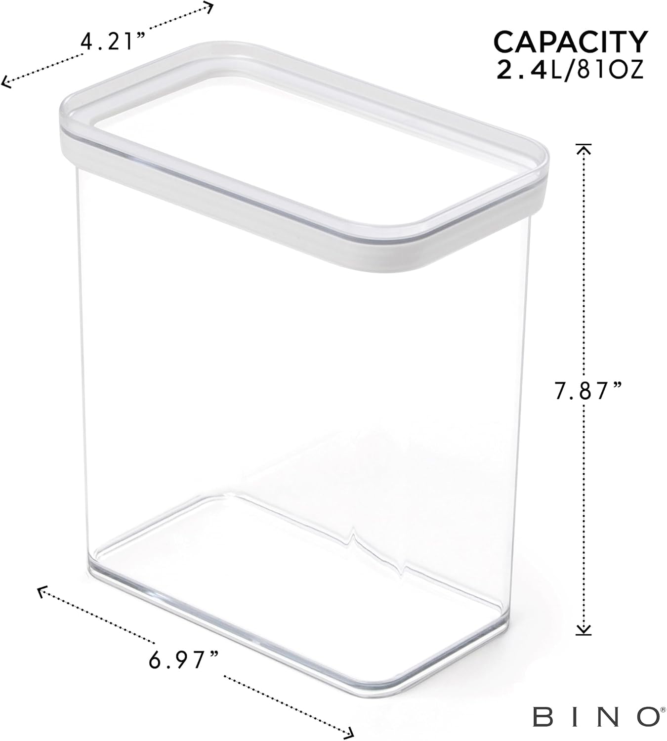 Contenedores cocina herméticos 2.4L