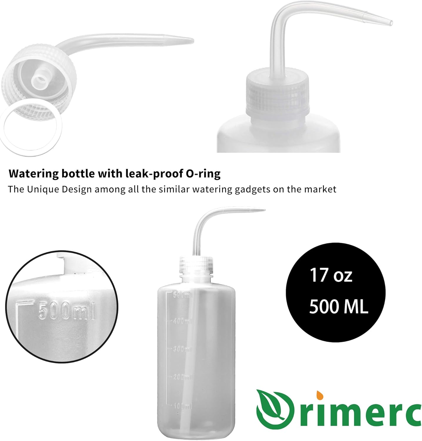 Botella riego 16.9oz mecha automática 6ft para suculentas cactus