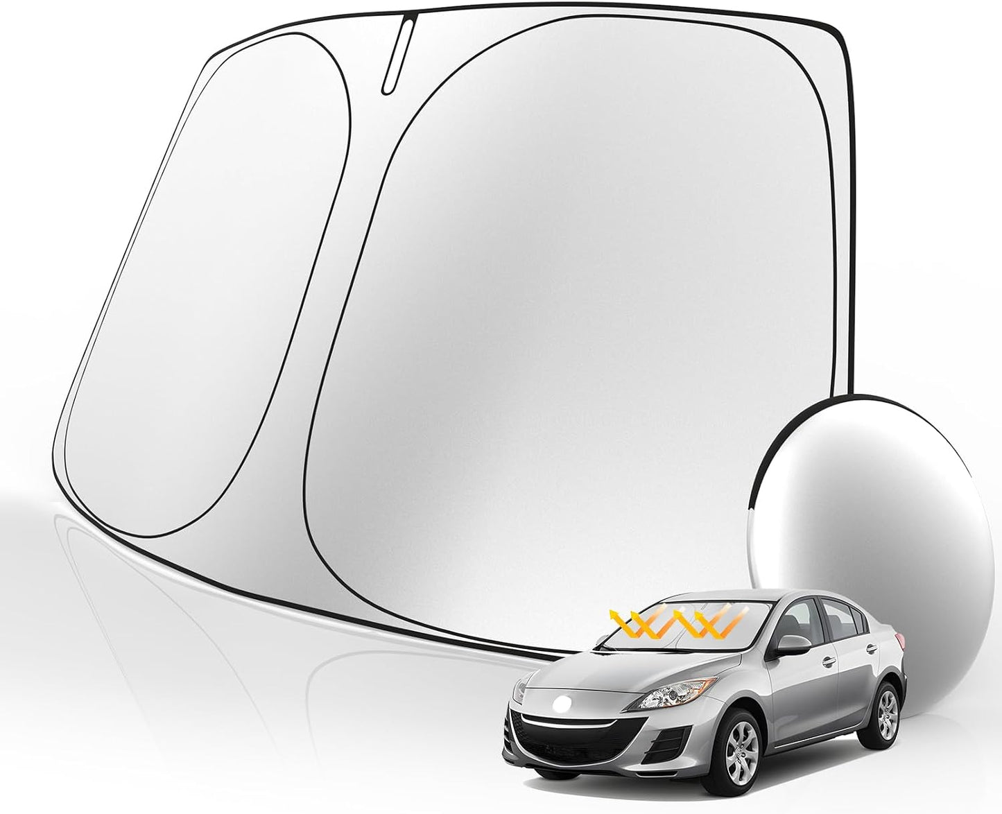 Parasol para parabrisas Mazda 3 10-13 doble capa