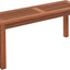 Banco madera para 2 personas Loveseat 39.5" asiento listones