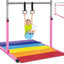 Barra gimnasia niños acero ajustable 3-5ft base