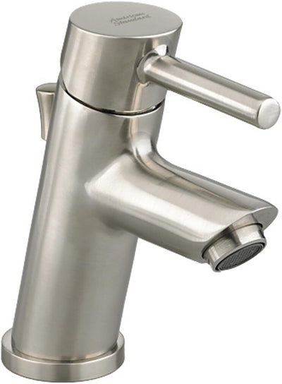 Grifo lavabo baño monoblock níquel satinado