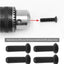 Broca M6x22mm tornillo roscado fijo negro